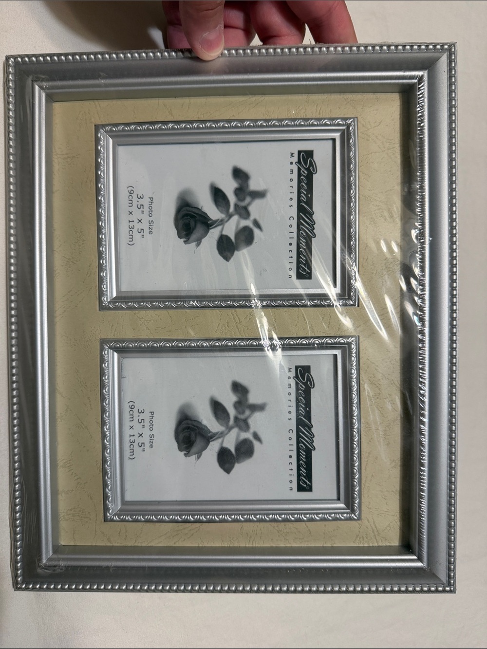 Special Moments Silver Double Opening Picture Frame